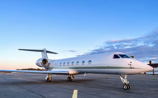 ym-jet Private jet on the tarmac